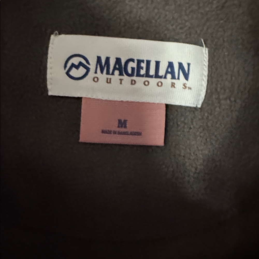 Magellan Outdoors Camo Fleece Jacket Full Zip M - Picture 2 of 4